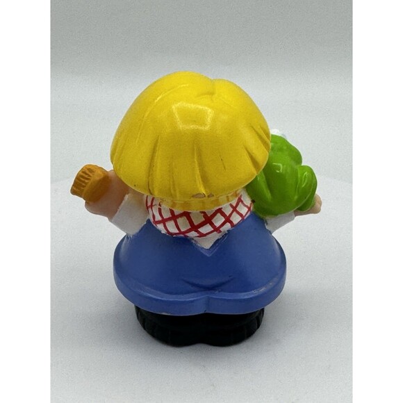 Fisher Price Little People EDDIE with FROG Blonde Hair Aunt Zoey Red Hair - Picture 3 of 7